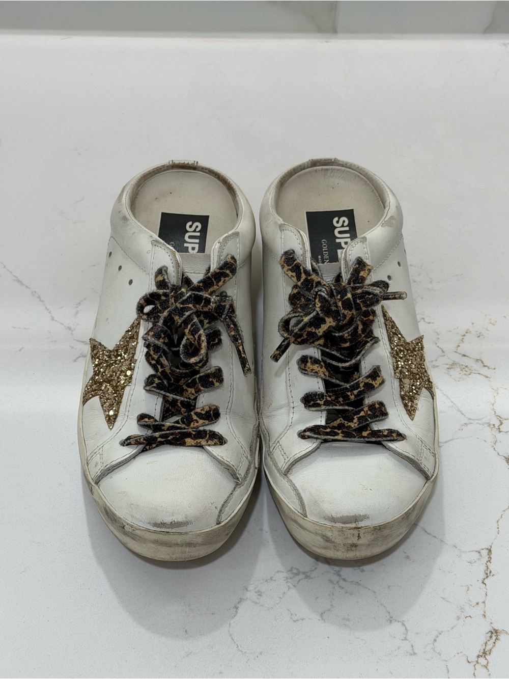 Golden Goose- Star White Leather Women's Sneakers - GGDB/Private Edition - Picture 4 of 9